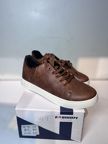 Men  Casual Brown Leather Shoe