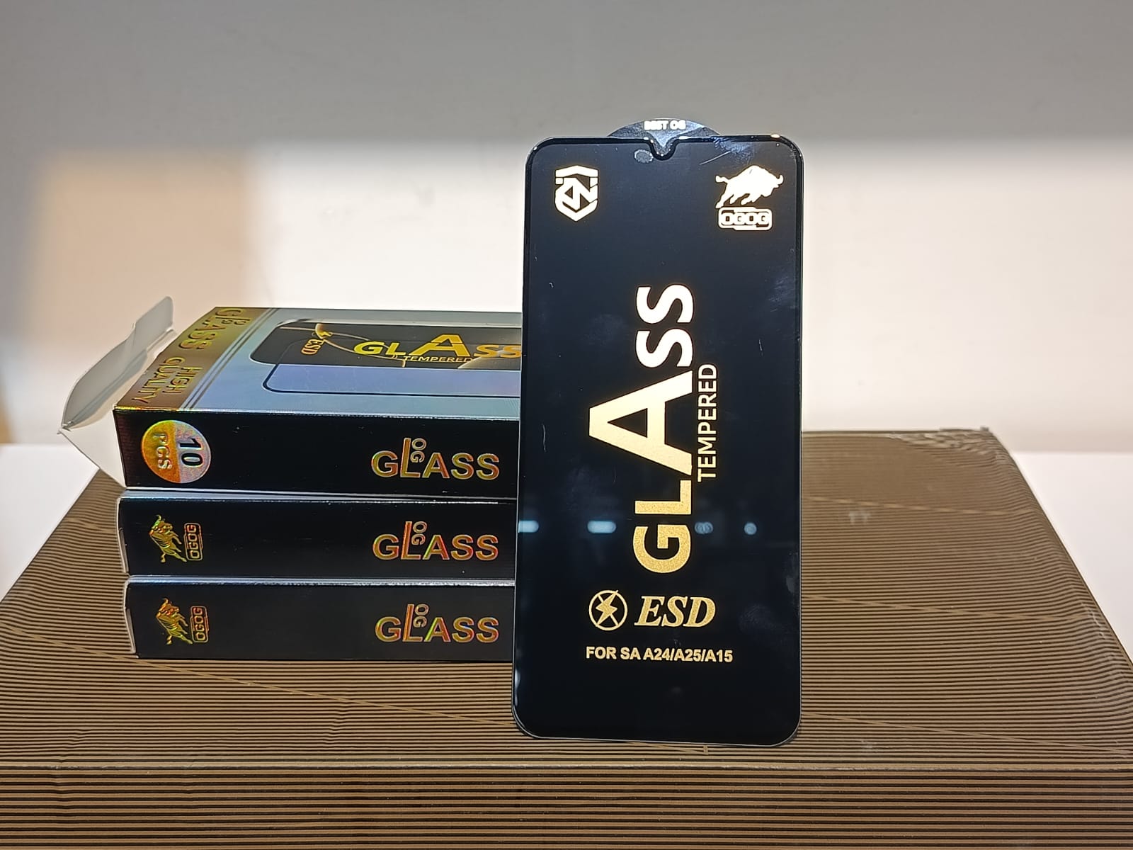 OG Glass ESD tempered glass screen protector compatible with Samsung Galaxy
