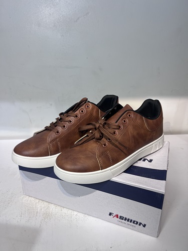 Men Casual Brown Leather Shoe