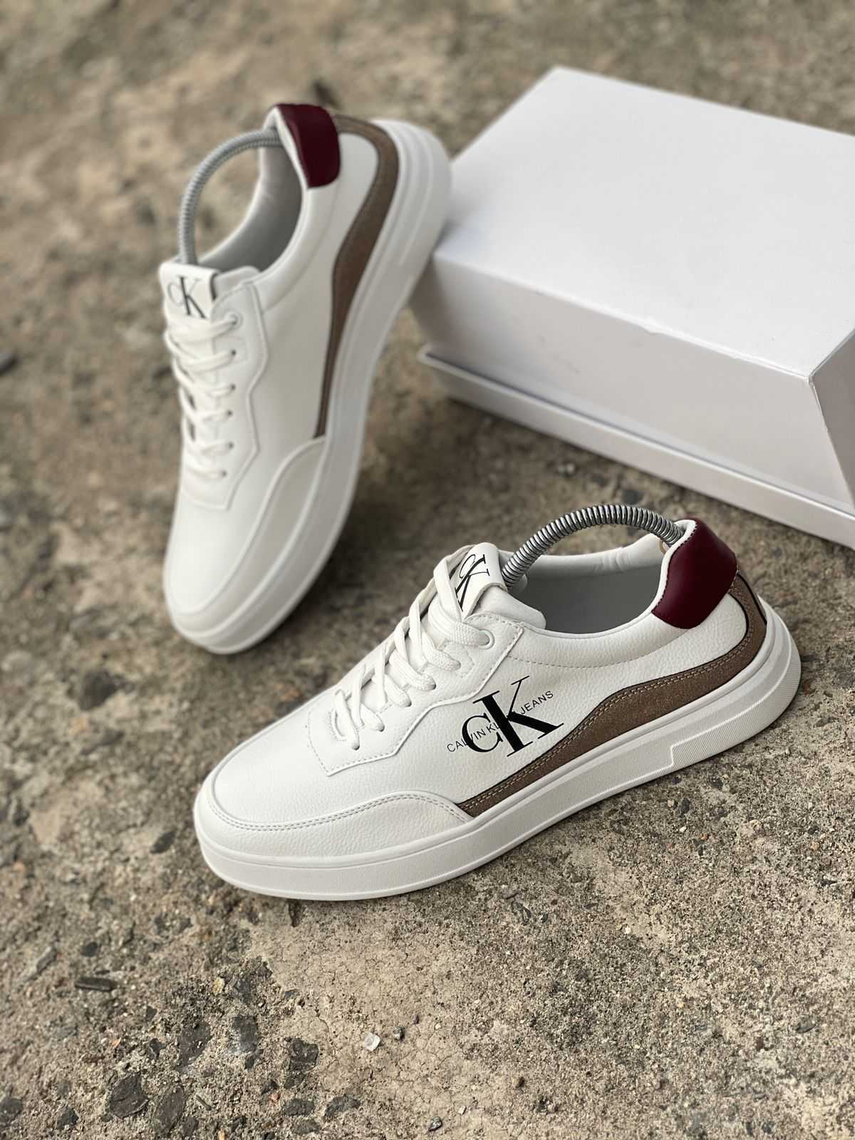 (CK) MEN SUEDE LEATHER LACED CASUALS