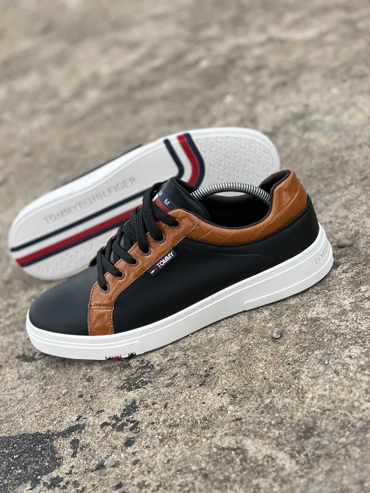 MEN LEATHER LACED CASUALS