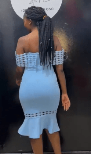 Ladies offshoulder dress