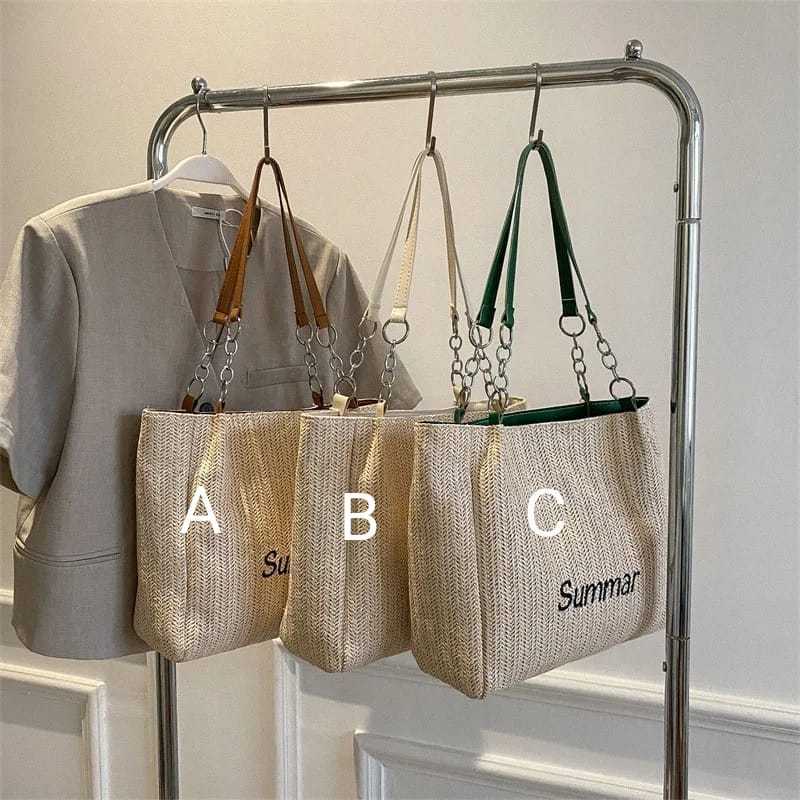 Woven Summer tote bag