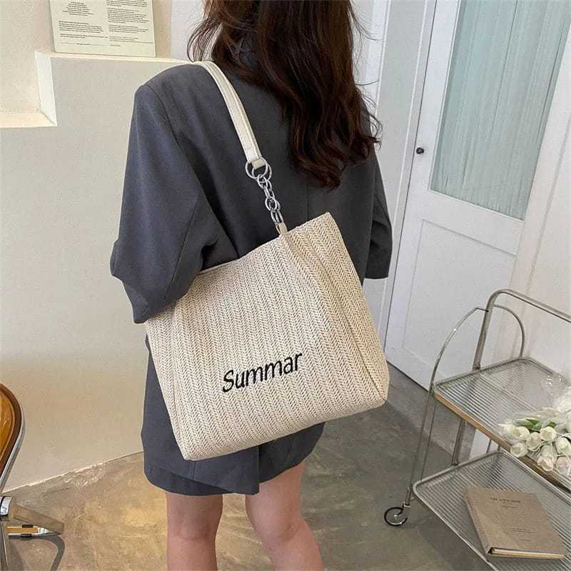 Woven Summer tote bag