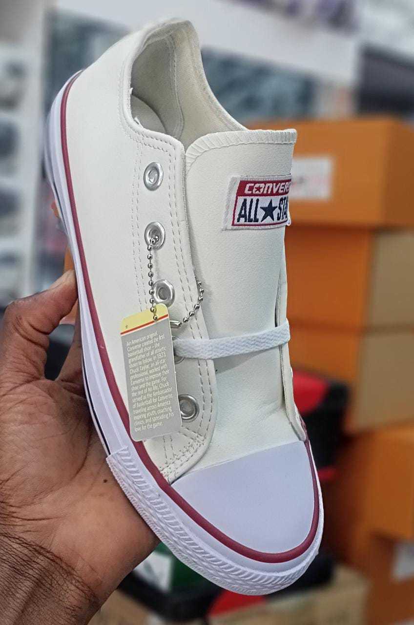 Leather Converse