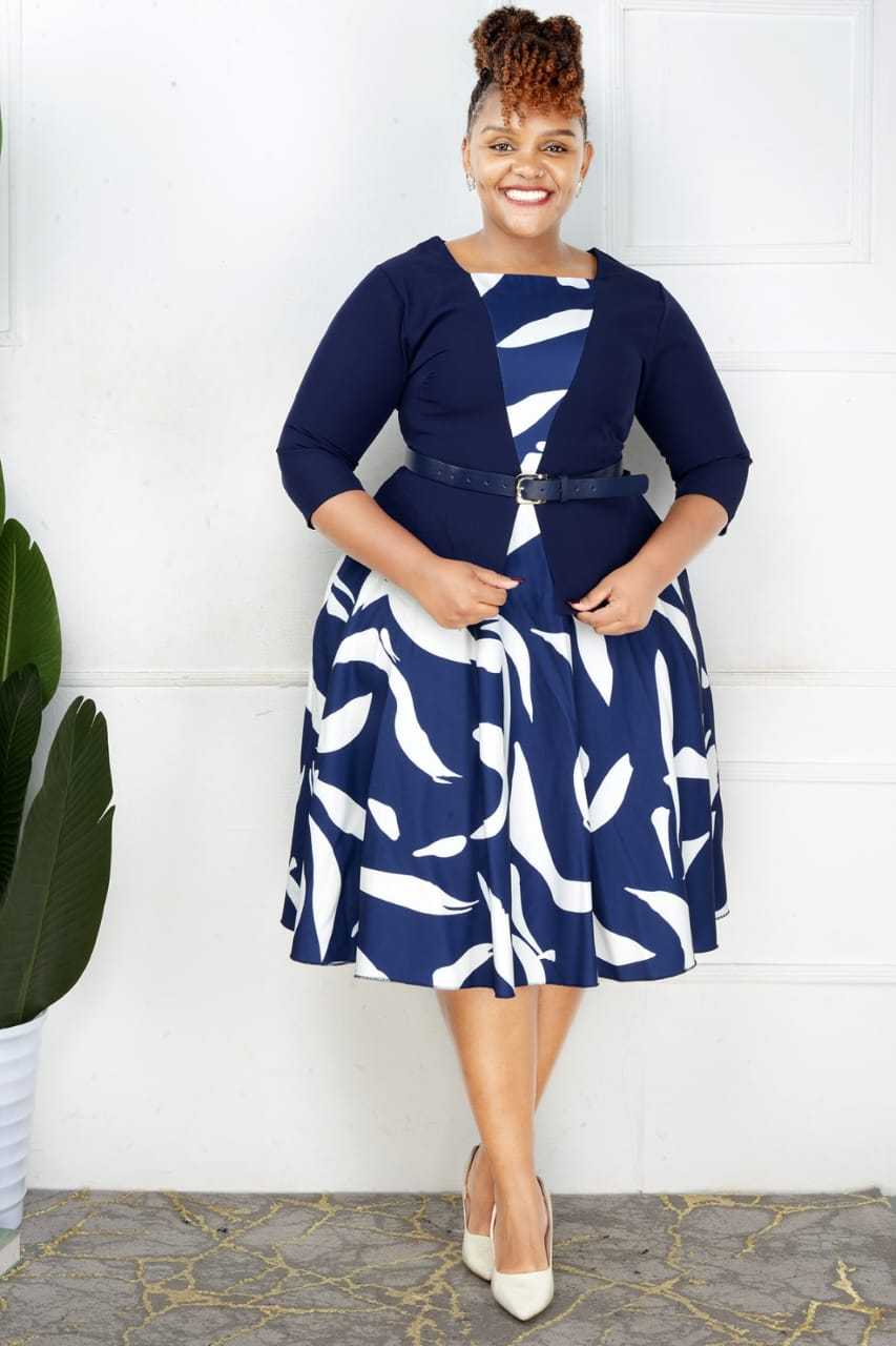 Two Piece Office Dress