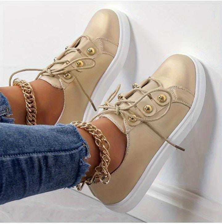 Wipe &amp; Go Button Sneakers