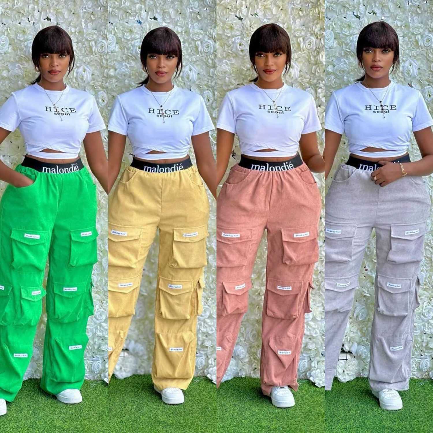 leather Pants Two Piece Set