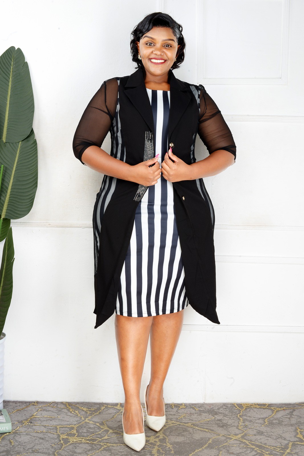 Office Two Piece Dress