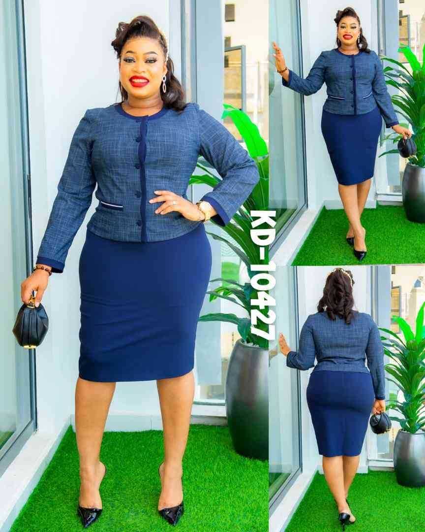 Office Two Piece Dress