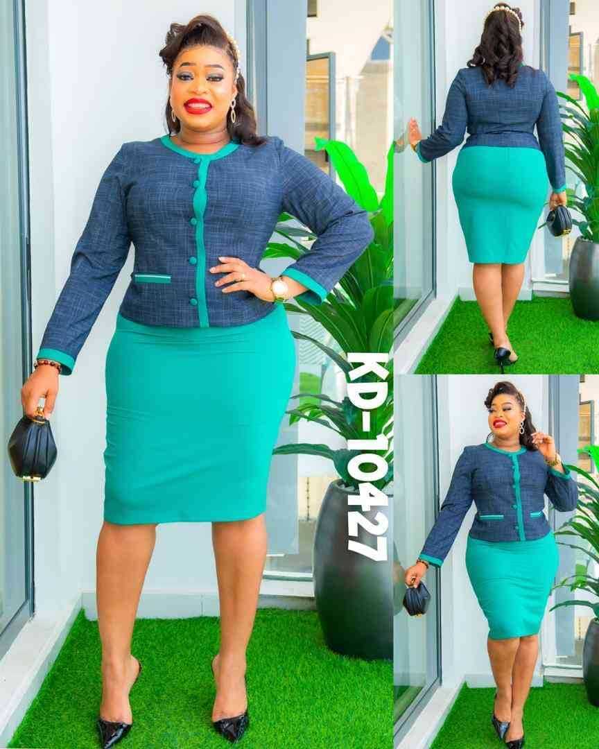 Office Two Piece Dress