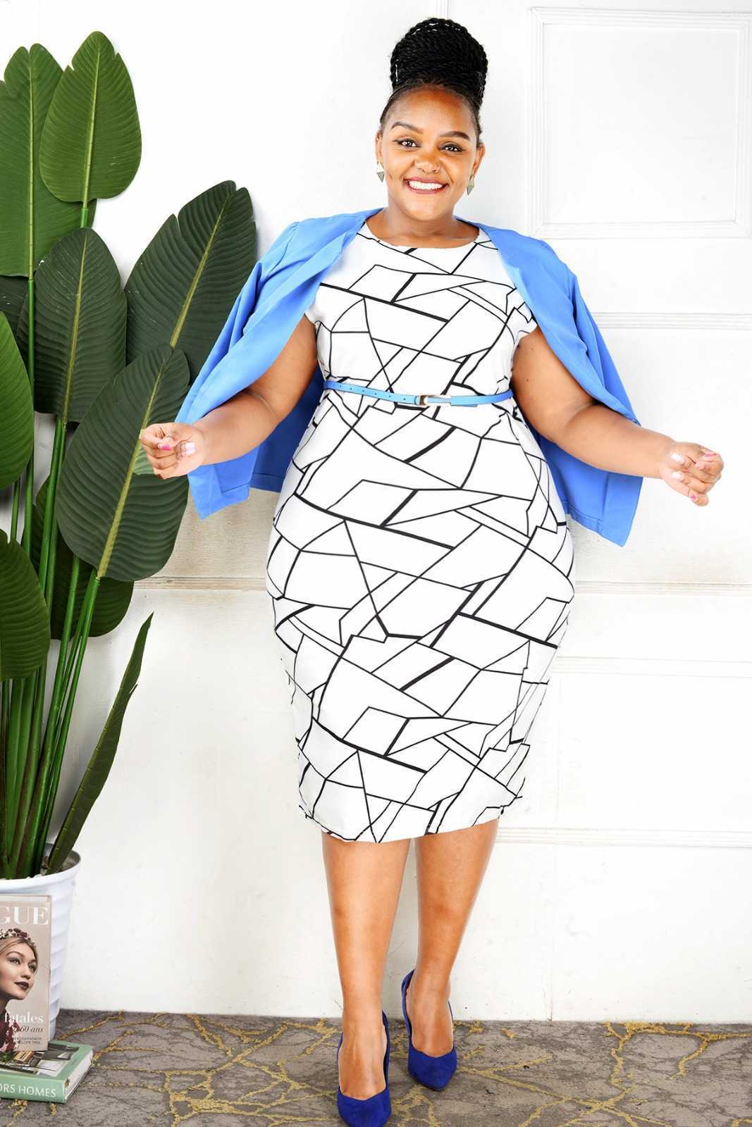 Office Two Piece Dress