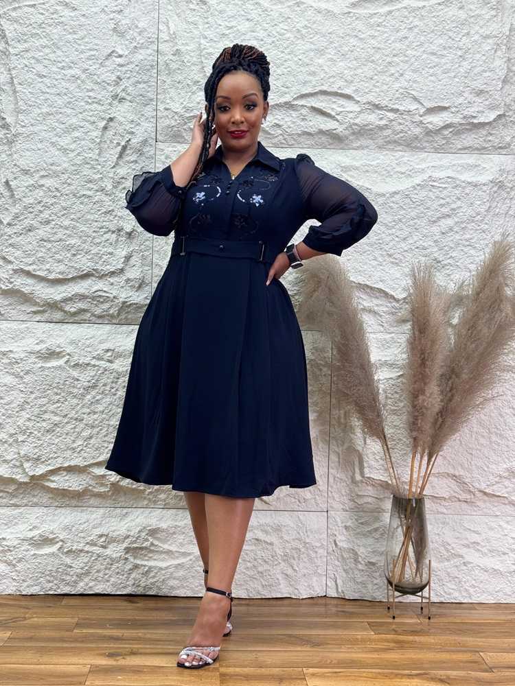 Pocketed Skater Dress